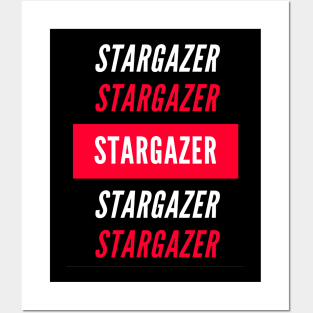 Simple Stargazer Design Posters and Art
